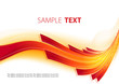 Fiery abstract card. Vector Fiery abstract card. Vector