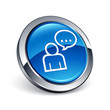 icône bouton internet conversation