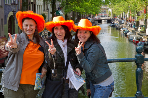 Foto: turiste ad Amsterdam turiste ad Amsterdam