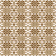 Seamless retro wallpaper, tapestry in brown tones