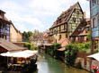 Canal in Petite Venice neighborhood of Colmar, France