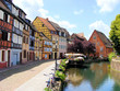 Canal in Petite Venice neighborhood of Colmar, France