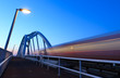 Speeding train