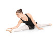 Photo: Ballerina sitting and preparing Ballerina sitting and preparing