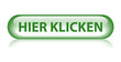 "HIER KLICKEN“ Knopf (web internet button clicken sie grün)
