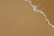 Wave over sand Wave over sand