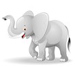 Elefante Cucciolo Cartoon-Cute Baby Elephant-Vector Elefante Cucciolo Cartoon-Cute Baby Elephant-Vector
