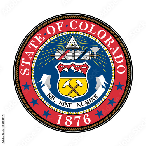 Illustration: Colorado state seal Colorado state seal