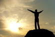 Silhouette of man