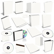 White 3d blank cover collection White 3d blank cover collection