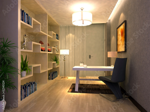 Photo: rendering office room rendering office room