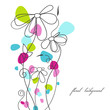 Cute floral background Cute floral background