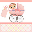Cute template for baby card Cute template for baby card
