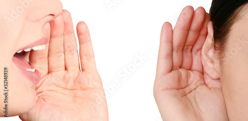 Photo: women said, woman listening to gossip women said, woman listening to gossip