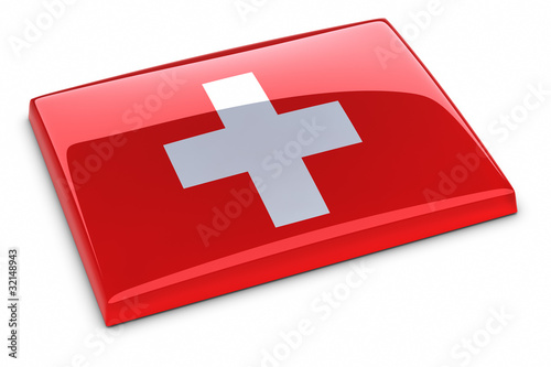 Illustration: Swiss Flag Swiss Flag