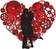 Vector: pareja pareja