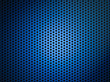 blue metallic grid or grille background