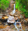 beautiful cascade waterfall, koh Samui, Thailand beautiful cascade waterfall, koh Samui, Thailand
