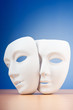 Masks with theatre concept Masks with theatre concept