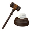 3d Home, money and gavel real estate concept 3d Home, money and gavel real estate concept
