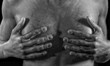 Woman and hands