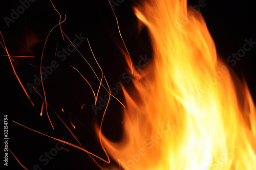 Photo: Feuer, Flammen Feuer, Flammen