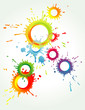 Colorful blots