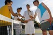 Tennis Players Shaking Hands