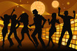 Vector: Partying people Partying people
