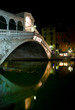 Venice, Rialto Bridge at night, Italy Venice, Rialto Bridge at night, Italy