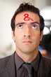 Business man pissed off