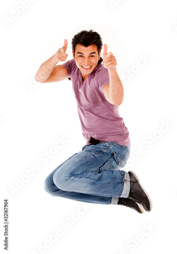 Photo: Happy man jumping Happy man jumping