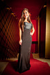 Elegant woman smiling
