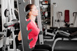 woman training