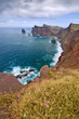 beautiful coastlilne landscape on madeira island, portugal