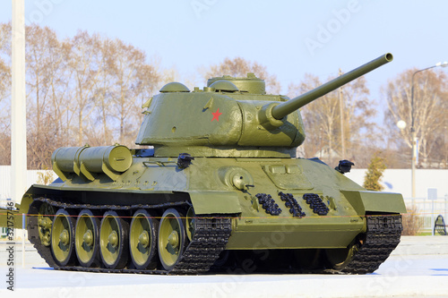 Foto: Soviet tank model T-34 Soviet tank model T-34