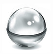 Glass sphere illustration