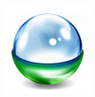 Glass ball illustration