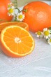 fruit with chamomile