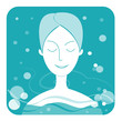 Pictogramme Spa bleu