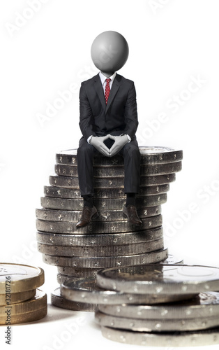 Photo: finance épargne trésorerie headman concept finance épargne trésorerie headman concept