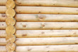 Log home wall detail