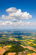 summer landscape from above