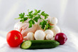 Fresh chicken with vegetables Fresh chicken with vegetables