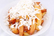 Fry potato with cheese Fry potato with cheese