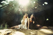 photo of a two beautiful ladies photo of a two beautiful ladies