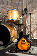 Instruments on stage