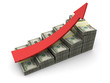 money rising charts