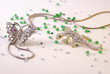 lizard brooch and butterfly brooch