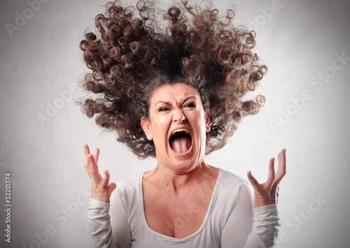 Photo: Furious woman Furious woman